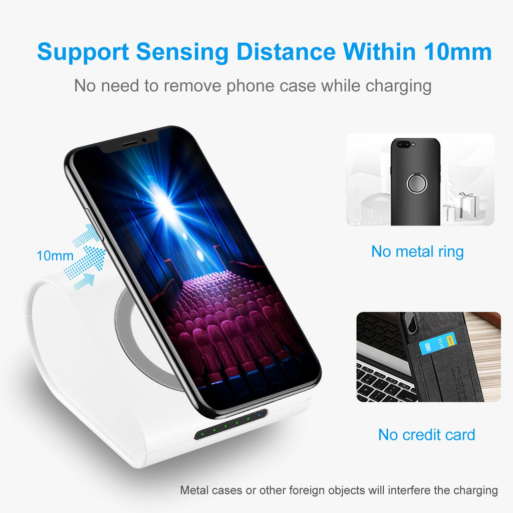 1Pc 10400mAh Qi Wireless Charging Power Bank For IOS Phone XS MAX XR Galaxy S10 S9 Note 9 - KEMATÉ
