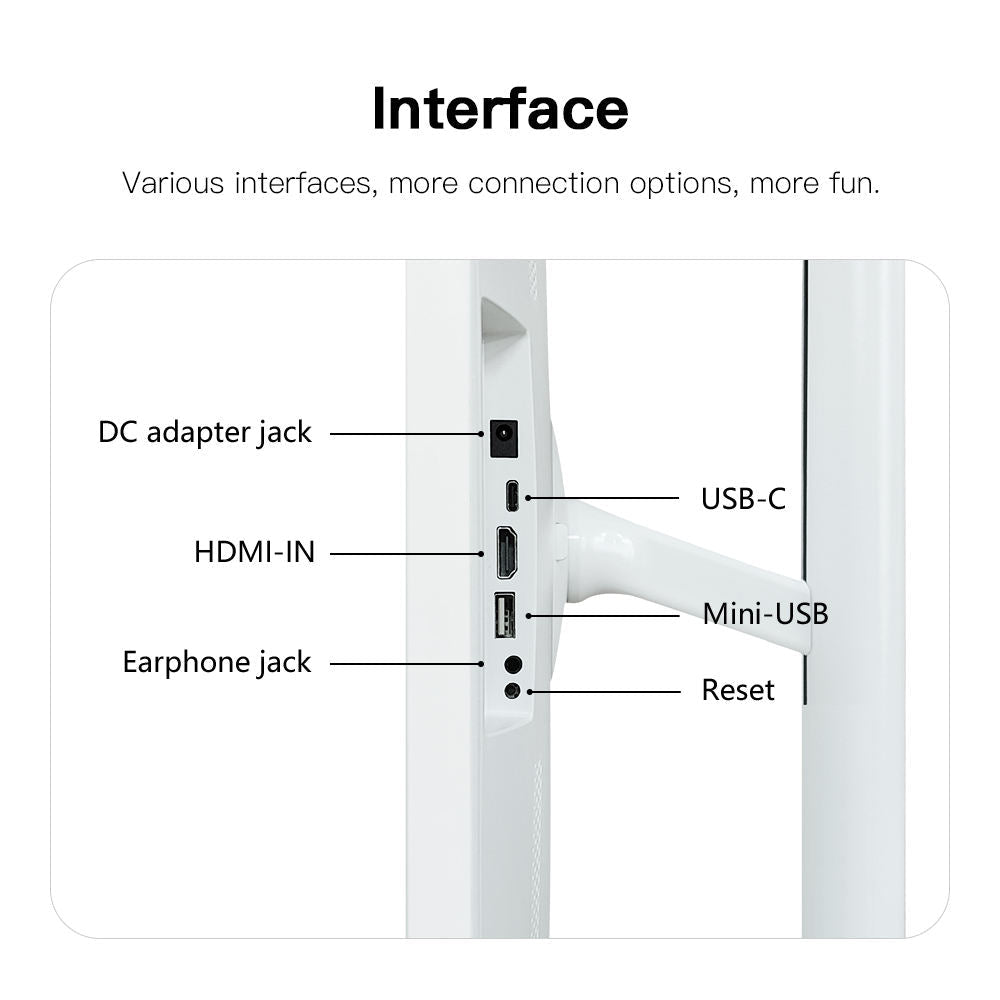 24 Inch Touch Screen 8-core CPU Android OS 128GB Rotation Monitor Built-in Battery With 13MP Camera Rollable Smart Portable TV - KEMATÉ