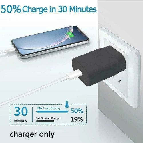 25w Super Fast Charger Type USB-C 10FT Cable For Galaxy S23 S22 S21 S20 - KEMATÉ