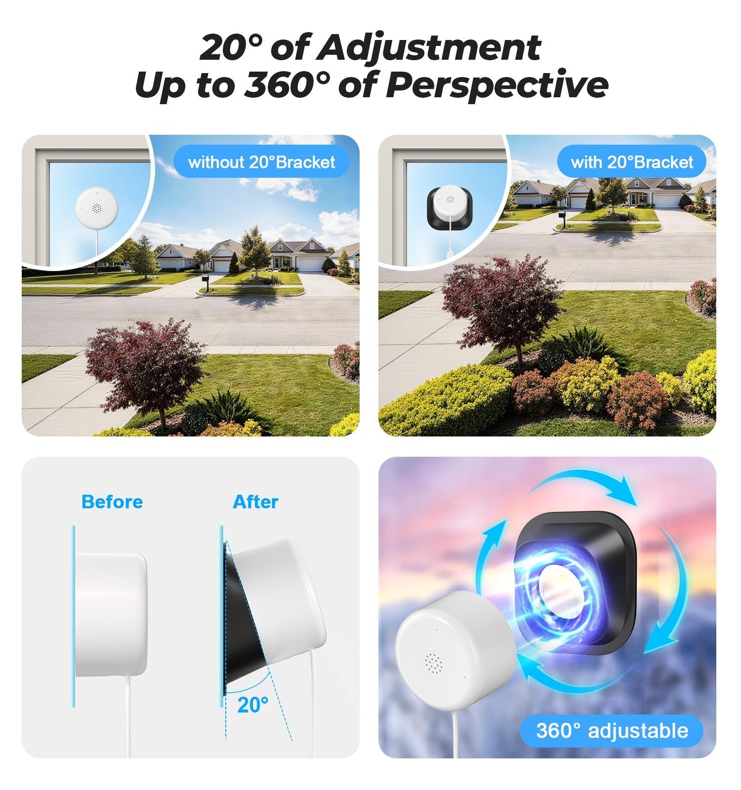 3MP Window Camera WiFi Indoor Home Security Motion Detection Two-Way Audio Camera - KEMATÉ