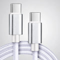Câble de charge rapide en Nylon 60W 5A, 1/2/3m, double Type-C, câble de données coloré, transfert de données à grande vitesse, câble de charge rapide pour Xiaomi17