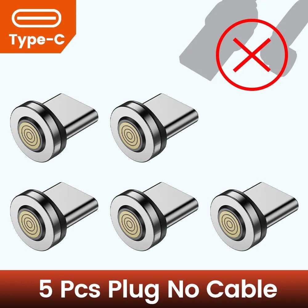 Adaptateur de charge magnétique simple/7 broches, adaptateur de câble magnétique Micro/Type C pour téléphone portable, bouchon anti-poussière, pièces de rechange - KEMATÉ