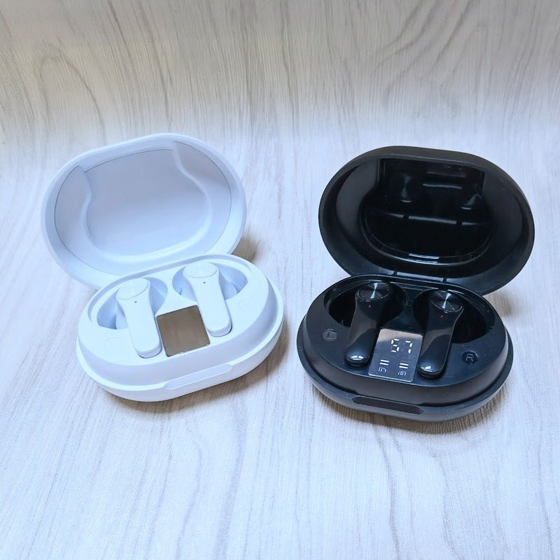 ANC Active Noise Reduction D01 Bluetooth Headset TWS Touch Long Battery Life Smart Digital Display Sports Listening To Music - KEMATÉ