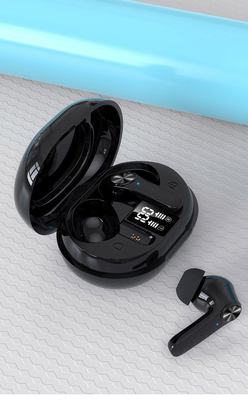 ANC Active Noise Reduction D01 Bluetooth Headset TWS Touch Long Battery Life Smart Digital Display Sports Listening To Music - KEMATÉ