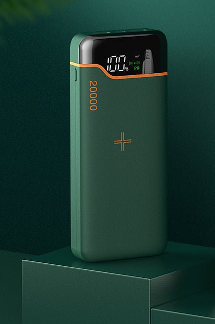Batterie Externe 20000mAh 22.5W Super Rapide Charging15W Recharge Sans Fil - KEMATÉ
