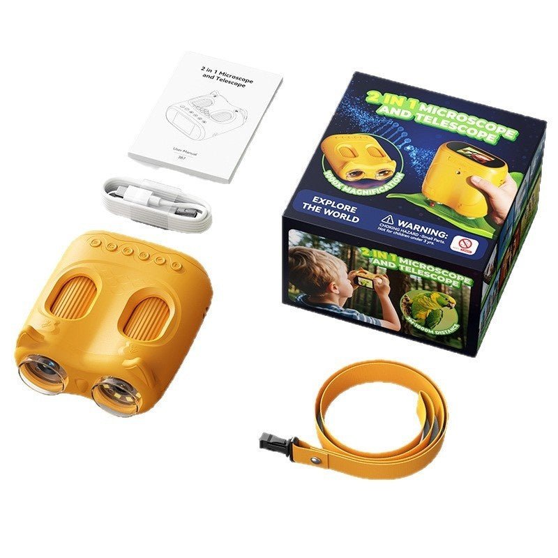 Binocular Childrens Telescope Digital Microscope - KEMATÉ