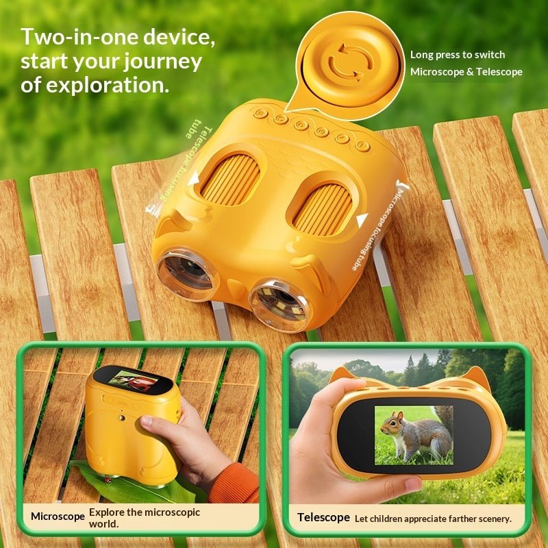 Binocular Childrens Telescope Digital Microscope - KEMATÉ