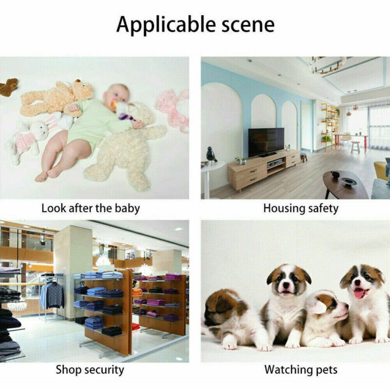 CCTV Camera WiFi 1080P Wireless IR Indoor Outdoor Security Night Vision Home CAM - KEMATÉ