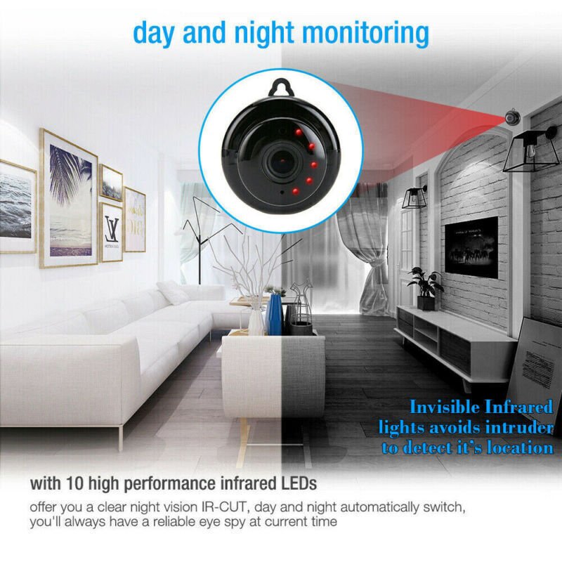 CCTV Camera WiFi 1080P Wireless IR Indoor Outdoor Security Night Vision Home CAM - KEMATÉ