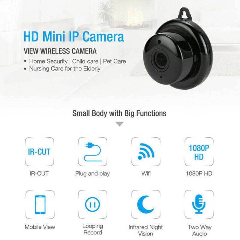 CCTV Camera WiFi 1080P Wireless IR Indoor Outdoor Security Night Vision Home CAM - KEMATÉ