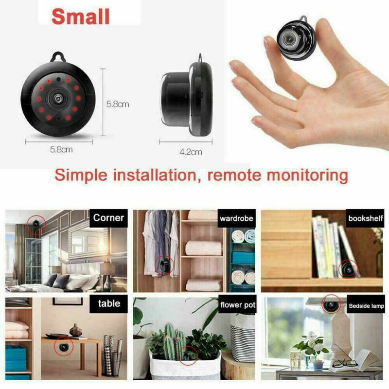 CCTV Camera WiFi 1080P Wireless IR Indoor Outdoor Security Night Vision Home CAM - KEMATÉ