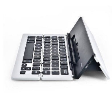 Compatible with Apple, Compatible with Apple , Universel Sclim En Aluminium Pliable Sans Fil Bluetooth Clavier Pour IOS Windows Android Tablette Ou SmartPhone Pour iPad Samsung - KEMATÉ