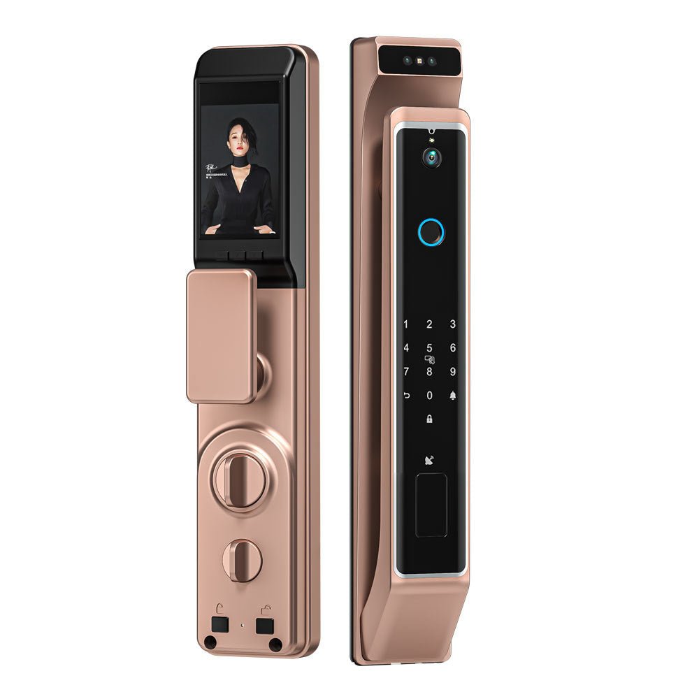 Face Recognition Peephole View Smart Door Lock - KEMATÉ