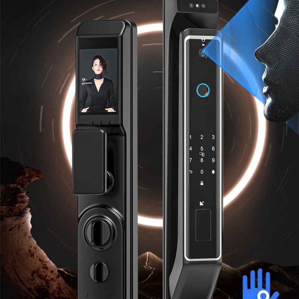 Face Recognition Peephole View Smart Door Lock - KEMATÉ