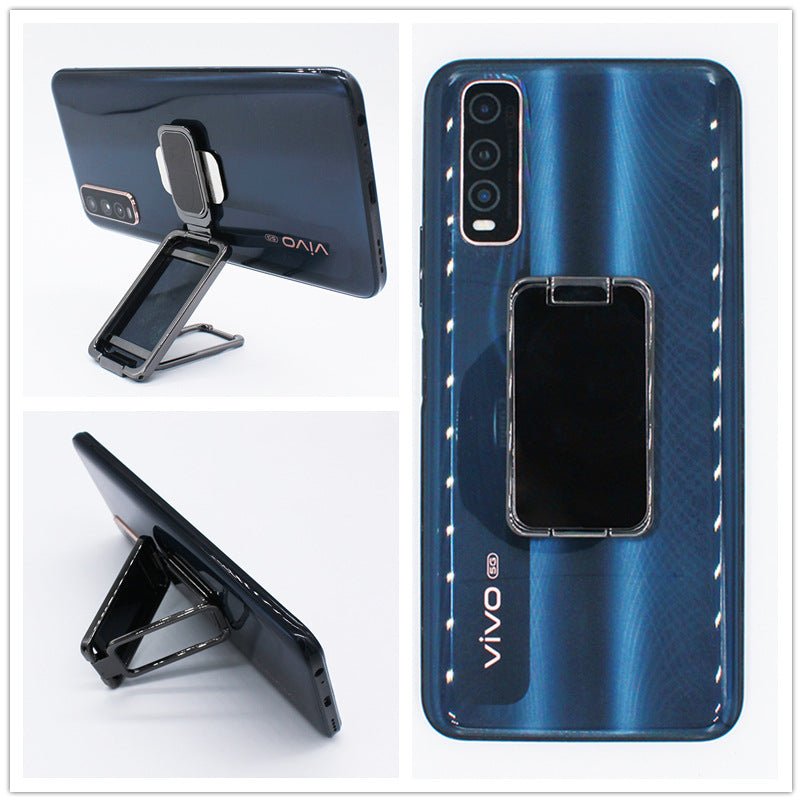 Foldable Mobile Phone Holder Ring Buckle Retractable Desktop CellPhone Stand Car Magnetic Bracket Office Accessories - KEMATÉ