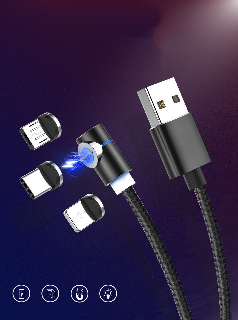 Magnetic Cable LED Magnet Charger Cable USB Cable & USB Type-C USB C - KEMATÉ
