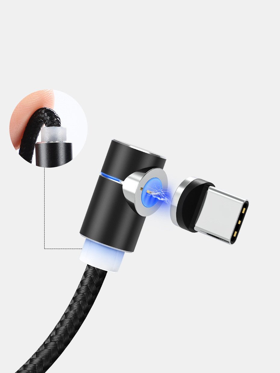 Magnetic Cable LED Magnet Charger Cable USB Cable & USB Type-C USB C - KEMATÉ