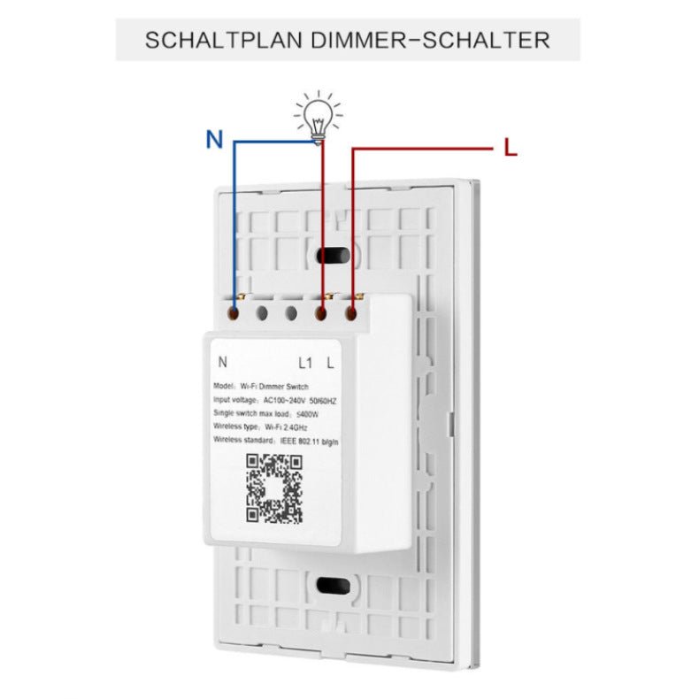 Manufacturers Supply Smart Dimmer 120 Type Wifi Touch Alexa Stepless Dimming Remote Control - KEMATÉ
