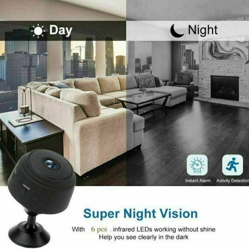 Mini Hidden Spy Camera Wireless Wifi IP Home Security 1080P HD DVR Night Vision - KEMATÉ