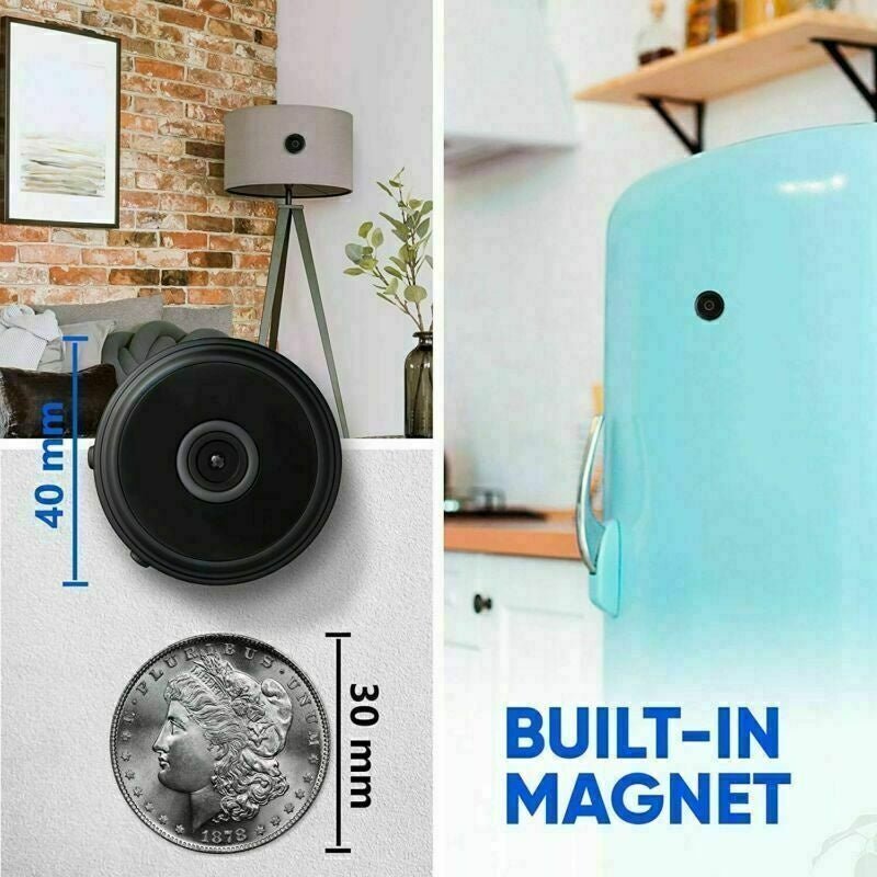 Mini Hidden Spy Camera Wireless Wifi IP Home Security 1080P HD DVR Night Vision - KEMATÉ