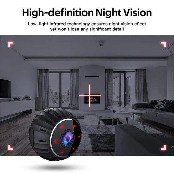 Mini Hidden Spy Nanny Camera Wireless Nanny Cam WiFi Home Security HD 1080P DVR - KEMATÉ