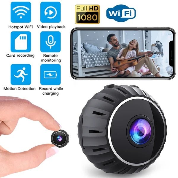Mini Hidden Spy Nanny Camera Wireless Nanny Cam WiFi Home Security HD 1080P DVR - KEMATÉ