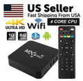 MXQ Pro 4K Ultra HD 64Bit Wifi Android 7.1 Quad Core Smart TV Box Media Player - KEMATÉ