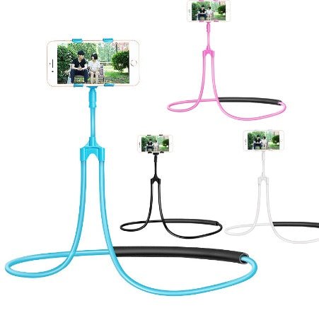 Net red mobile phone lazy desktop live broadcast bracket bed lengthened Multi-functional simple folding watch TV bracket - KEMATÉ