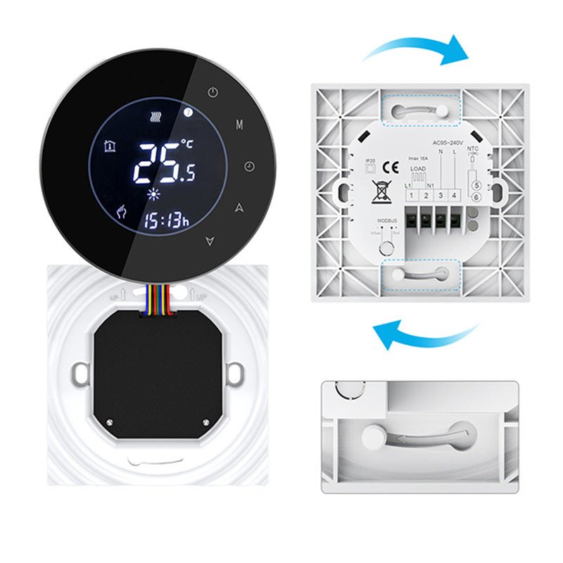 Programmable digital display thermostat - KEMATÉ