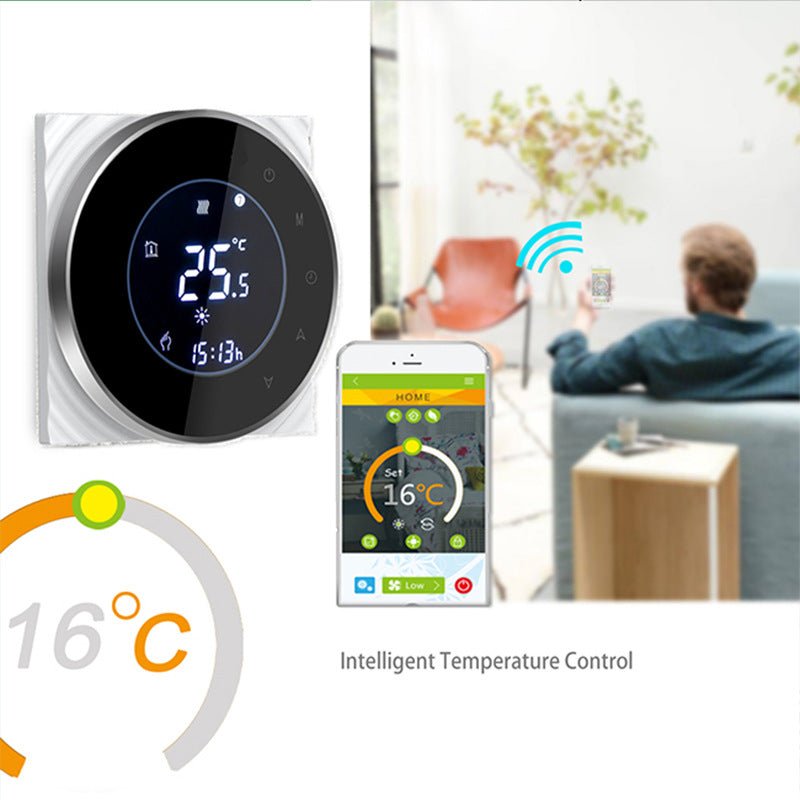 Programmable digital display thermostat - KEMATÉ