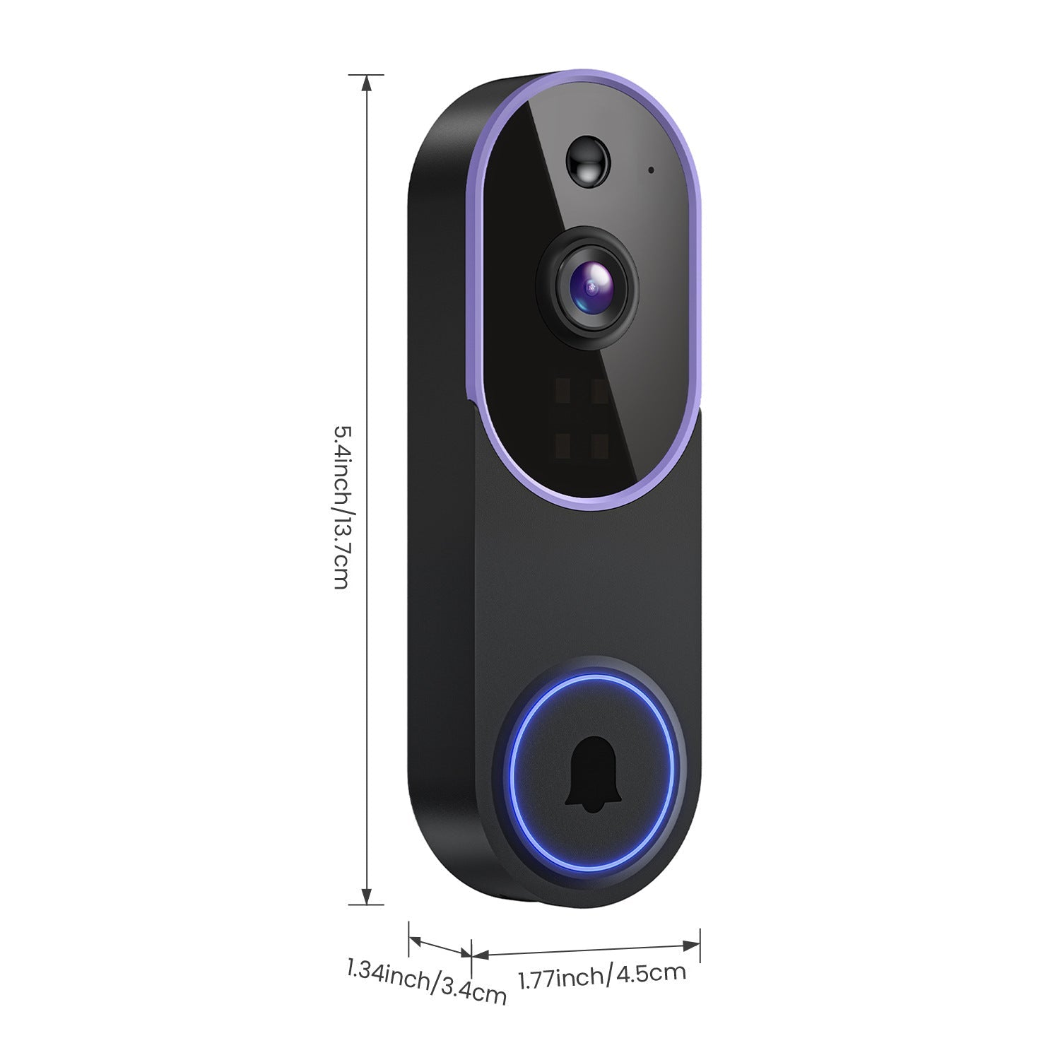 Smart Home Surveillance Camera Outdoor Wireless Doorbell HD Video Intercom Camera - KEMATÉ