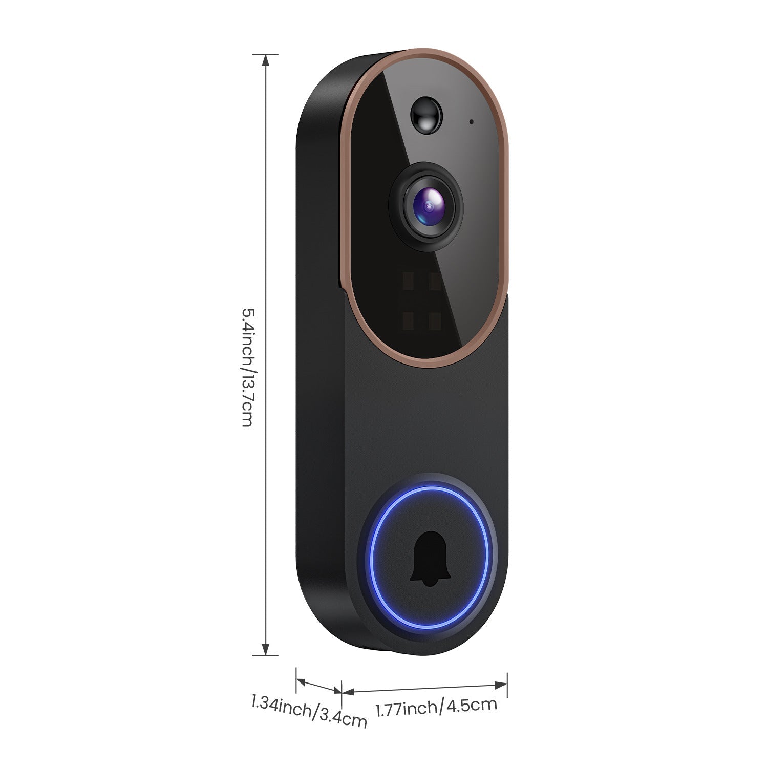Smart Home Surveillance Camera Outdoor Wireless Doorbell HD Video Intercom Camera - KEMATÉ