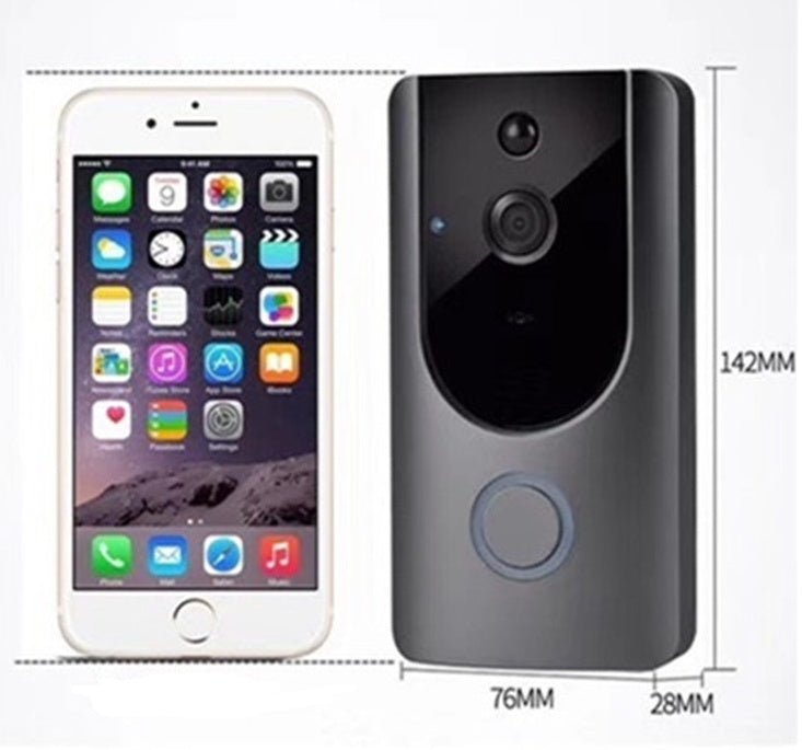 Smart WiFi Video Doorbell Camera Visual Intercom With Chime Night Vision IP Door Bell Wireless Security Camera - KEMATÉ