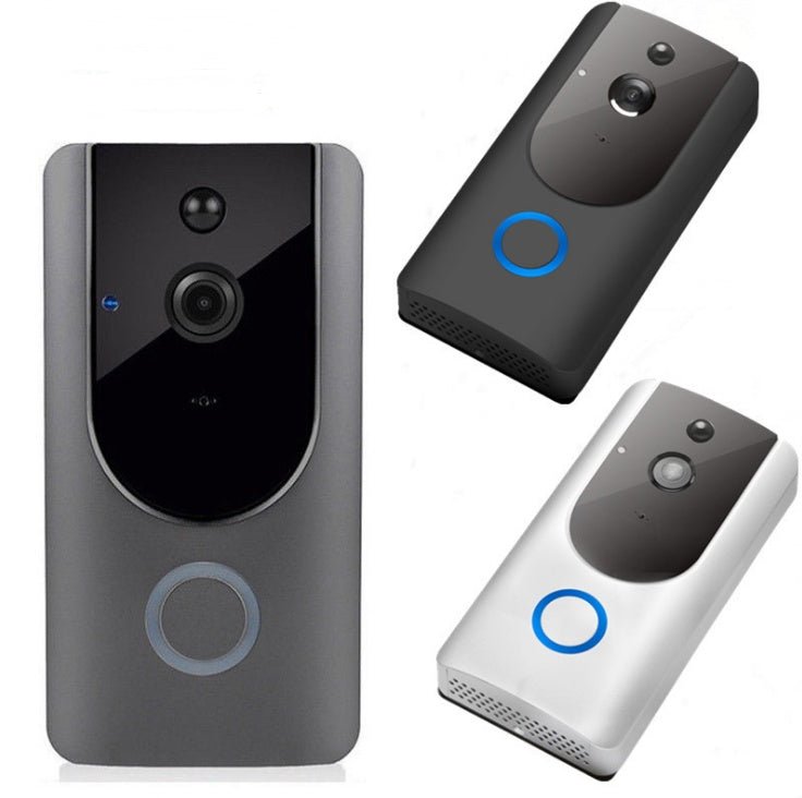 Smart WiFi Video Doorbell Camera Visual Intercom With Chime Night Vision IP Door Bell Wireless Security Camera - KEMATÉ