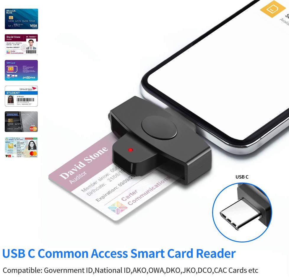 USB Type C Universal Smart Card Reader - KEMATÉ