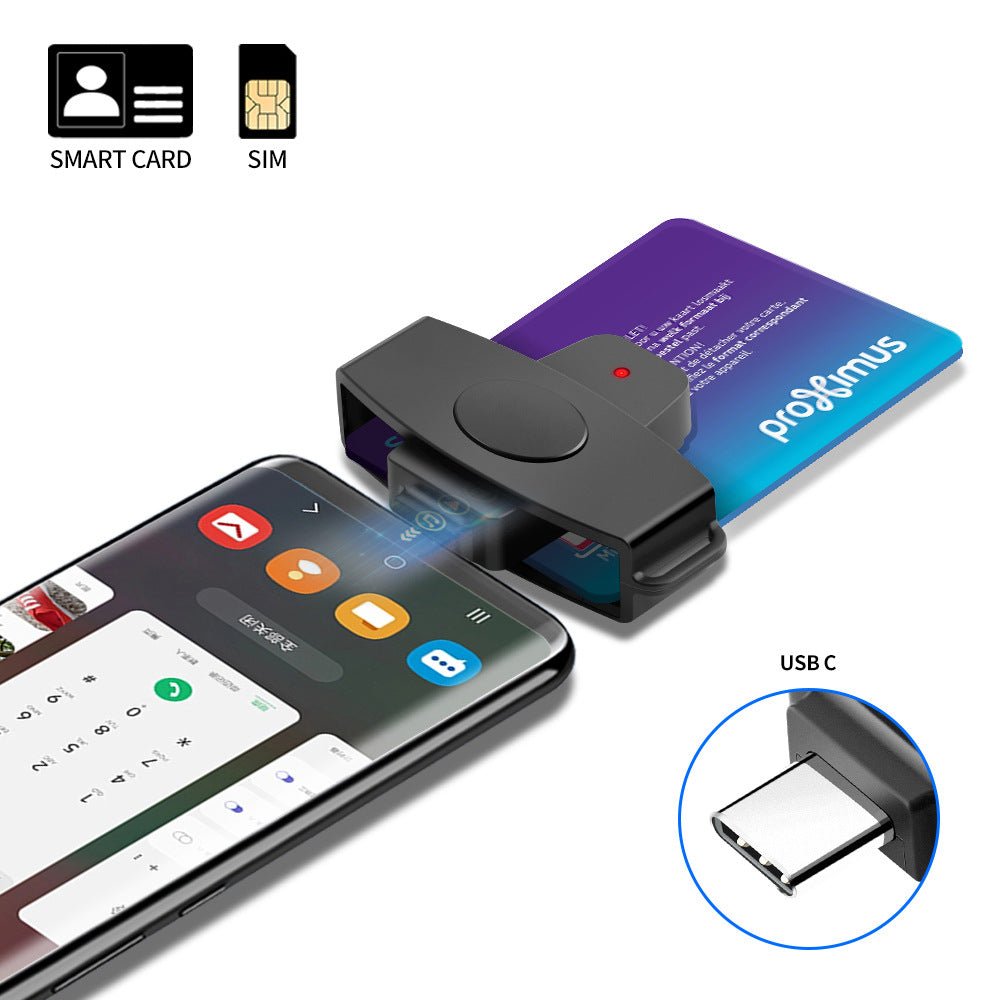 USB Type C Universal Smart Card Reader - KEMATÉ
