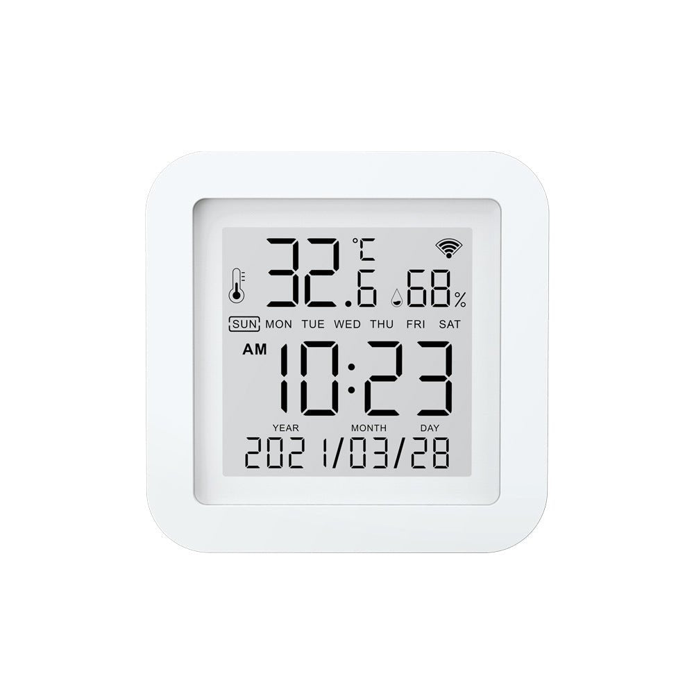WIFI Temperature & Humidity Sensor For Smart Home Smart Life Thermometer With Display Support Alexa Google Assistant - KEMATÉ