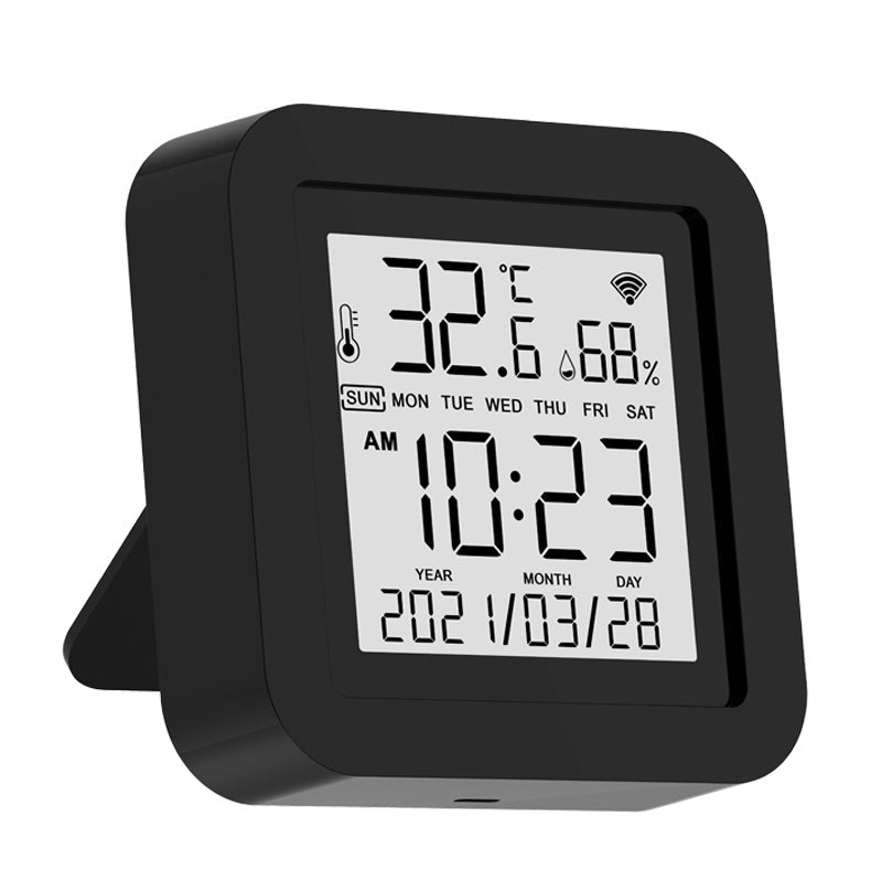 WIFI Temperature & Humidity Sensor For Smart Home Smart Life Thermometer With Display Support Alexa Google Assistant - KEMATÉ