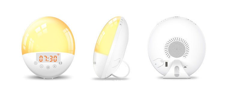 WiFi Voice Control Intelligent Alarm Clock, Sunrise Natural Wake-up Light - KEMATÉ